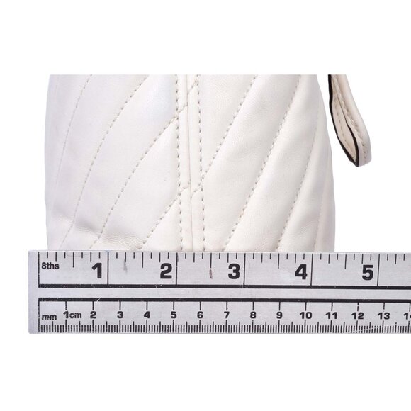 Michael Kors Suri Small White Bucket Crossbody Bag - Picture 13 of 17